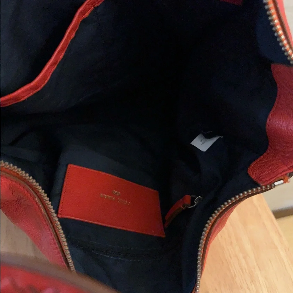 Cole Haan Iris Large Leather Hobo Bag in the vibrant 